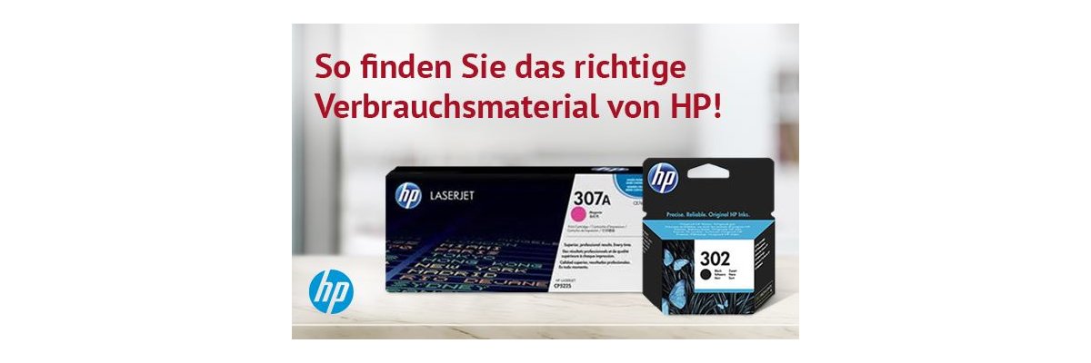 So finden Sie das Richtige HP Verbrauchsmaterial - 