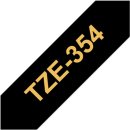 TZE354 BROTHER PTOUCH 24mm SCHW-GOLD