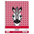 Collegeblock A4 80BL Cute Animals Zebra