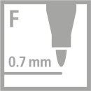 Faserschreiber zu 24 St. sort.