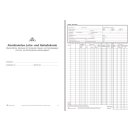 Kombiniertes Lohn- und Gehaltskonto - Buch, 40 Seiten, DIN A4