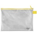Reißverschlusstaschen - transparent/gelb, A5, 250 x...