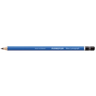 Bleistift  Mars® Lumograph® - 3B, blau