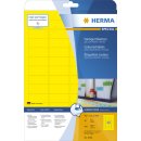 HERMA Etiketten gelb 45,7x21,2 mm Papier matt 960 St....