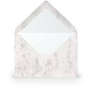 Briefhülle Paperado C6 SF grau marmora 100g