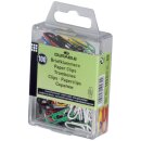 Büroklammer 26mm Metall 100 Stück, farbig