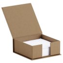 Rössler Papier Zettelbox SOHO - kraft, inkl. 270 Blatt 95x95mm