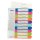 Leitz Plastikregister WOW, 1-10, A4, PP, 10 Blatt, farbig