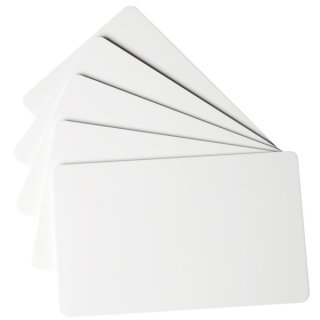 Plastikkarte - 100 Stück, standard, weiß