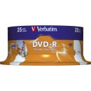 DVD-R - 4.7GB/120Min, 16-fach/Spindel,bedruckbar, Packung...