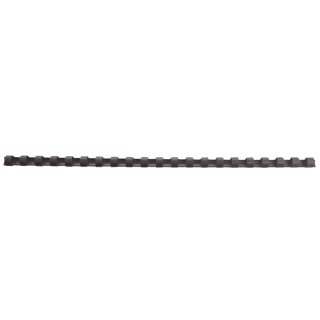 Spiralbinderücken Plastik - A4, 6 mm/25 Blatt, schwarz, 100 Stück