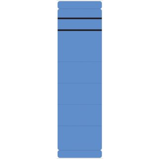 Ordner Rückenschilder - breit/kurz, 10 Stück, blau