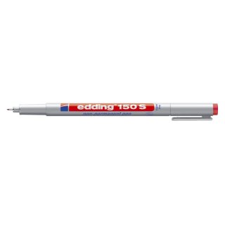 150 S - OHP-Marker, non-permanent, 0,3 mm, rot
