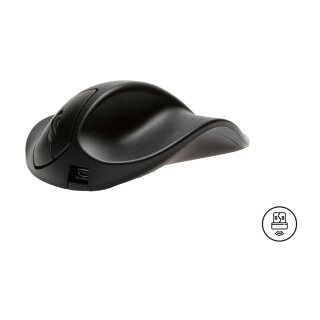 HandShoeMouse Medium Maus ergonomisch - Rechtshänder  3 Tasten kabellos