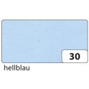 Transparentpapier - hellblau, 50,5 cm x 70 cm, 115 g/qm