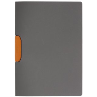 Durable Klemm-Mappe DURASWING® - A4, anthrazit/orange