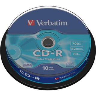VERBATIM CDR80 700MB 52x (10) SP