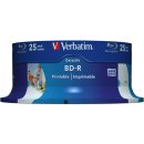VERBATIM BD-R 25GB 6x (25) CB WORM