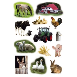 3358 Sticker DECOR Bauernhoftiere