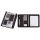 Ringbuchmappe OFFICE SET - A4, Kunstleder, schwarz