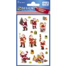 Avery Zweckform® Z-Design 52624, Weihnachtssticker, Weihnachtsmänner, 2 Bogen/30 Sticker