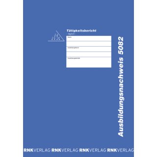 RNK Verlag Ausbildungsnachweis-Block täglich, alle Berufe, 28 Blatt, DIN A4