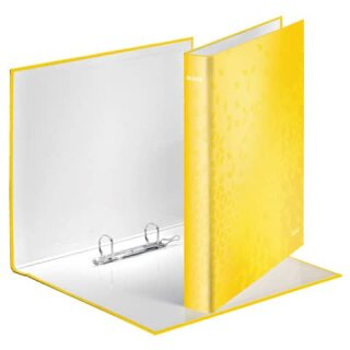 Ringbuch A4+ Wow gelb PP 25 mm