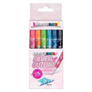 Kreativmarker 6ST 1-2 mm sortiert
