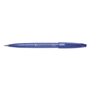 Faserschreiber Sign Pen Brush - Pinselspitze, blau