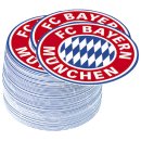 Bierdeckel FC Bayern Emblem - 50 Stück