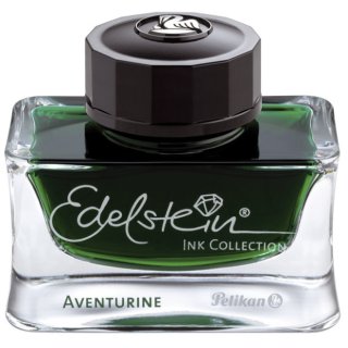 Edelstein® Ink - 50 ml Glasflacon, aventurine (grün)
