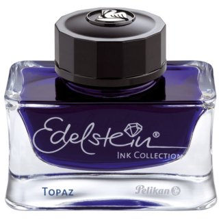 Edelstein® Ink - 50 ml Glasflacon, topaz (türkis-blau)