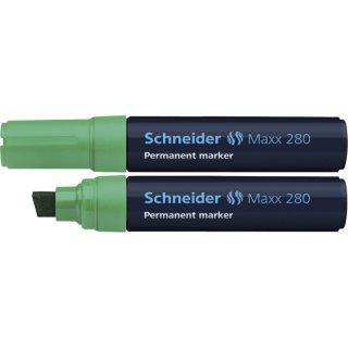 Schneider Permanentmarker Maxx 280, nachfüllbar, 4+12 mm, grün