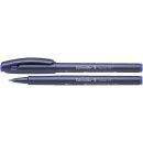 Tintenroller Topball 857 - stahlblau/blau, 0,6 mm, mit Kappe
