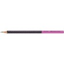 Bleistift Grip 2001 HB schwarz/pink