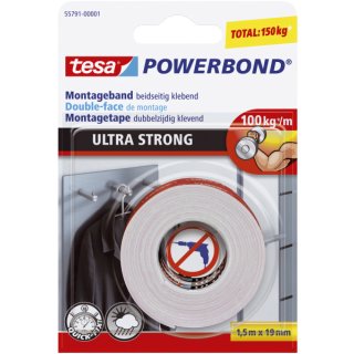 Montageband Powerbond® - 19 mm x 1,5 m, extra stark