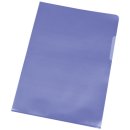 Sichth&uuml;lle - A4, 120 mym, genarbt blau, 100 St&uuml;ck