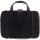 R-Go Viva 15.6" Laptoptasche Vollnarbenleder, mit integriertem Laptop-Ständer, Schulterriemen schwarz