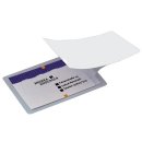 Kalt-Laminierfolie für Karten, (max. 85x55 mm), glasklar