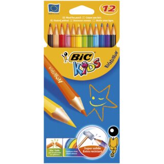 Buntstift KIDS ECOlutions EVOLUTION - 12-farbig sortiert, Kartonetui à 12 Stück
