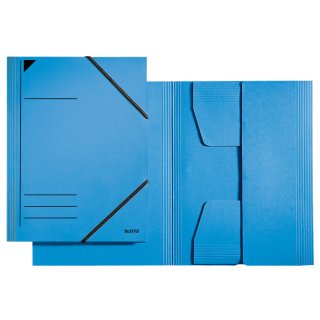 3981 Eckspannermappe - A4, 250 Blatt, Pendarec-Karton (RC), blau