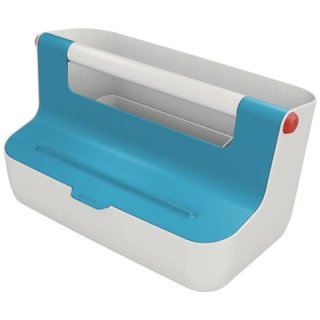 Ablagebox Cosy A4 hellgrau/blau