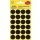 3003 Markierungspunkte - &Oslash; 18 mm, 4 Blatt/96 Etiketten, schwarz