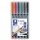 Feinschreiber Universalstift Lumocolor&reg; permanent, M, STAEDTLER Box mit 6 Farben
