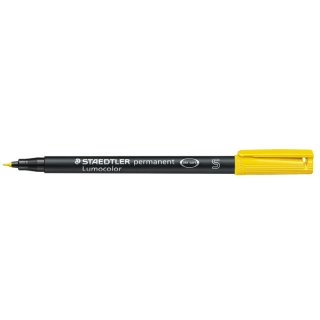 Feinschreiber Universalstift Lumocolor® permanent, S, gelb