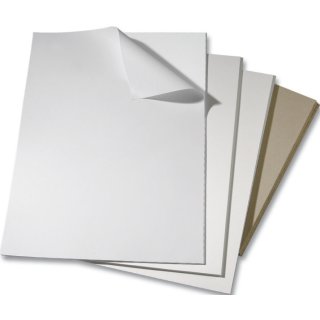 Bristolkarton - weiß, 50 x 65 cm, 615g/qm