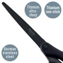 Qualitätsschere, Edelstahl, titanbeschichtet,...