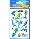 Avery Zweckform® Z-Design 56439, Kinder Tattoos, Delfine, 1 Bogen/13 Tattoo