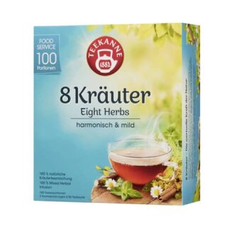 TEEKANNE 8 Kräuter - 100 Btl. à 1,25g