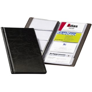 Visitenkartenbuch VISIFIX® 96, 115 x 253 mm, schwarz